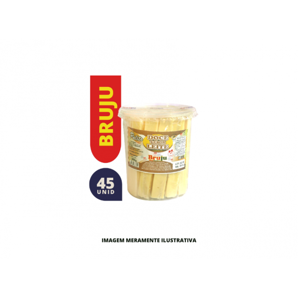 DOCE - BRUJU - 22g LEITE PALITO - PT45